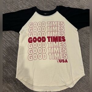 Never worn 3/4 sleeve shirt.